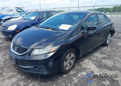 2014 Honda Civic Lx from USA, damaged, VIN 2HGFB2F59EH506191